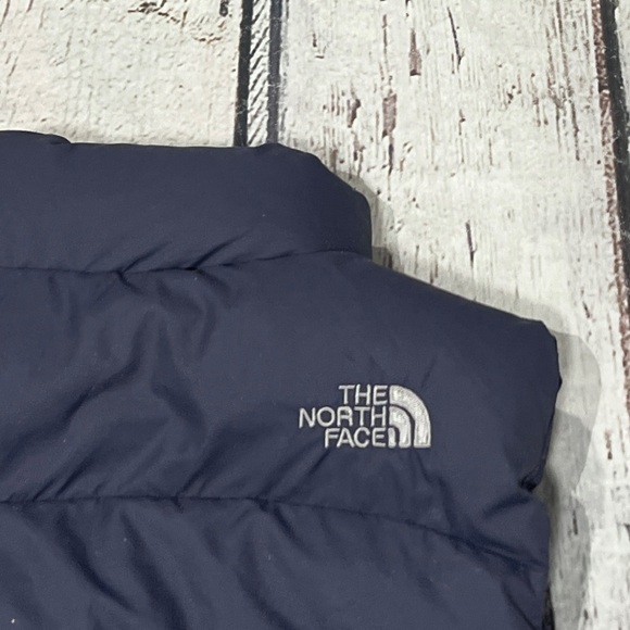 The North Face 700 Goose Down Puffer Vest Deep Periwinkle Jacket Womens - Picture 5 of 7